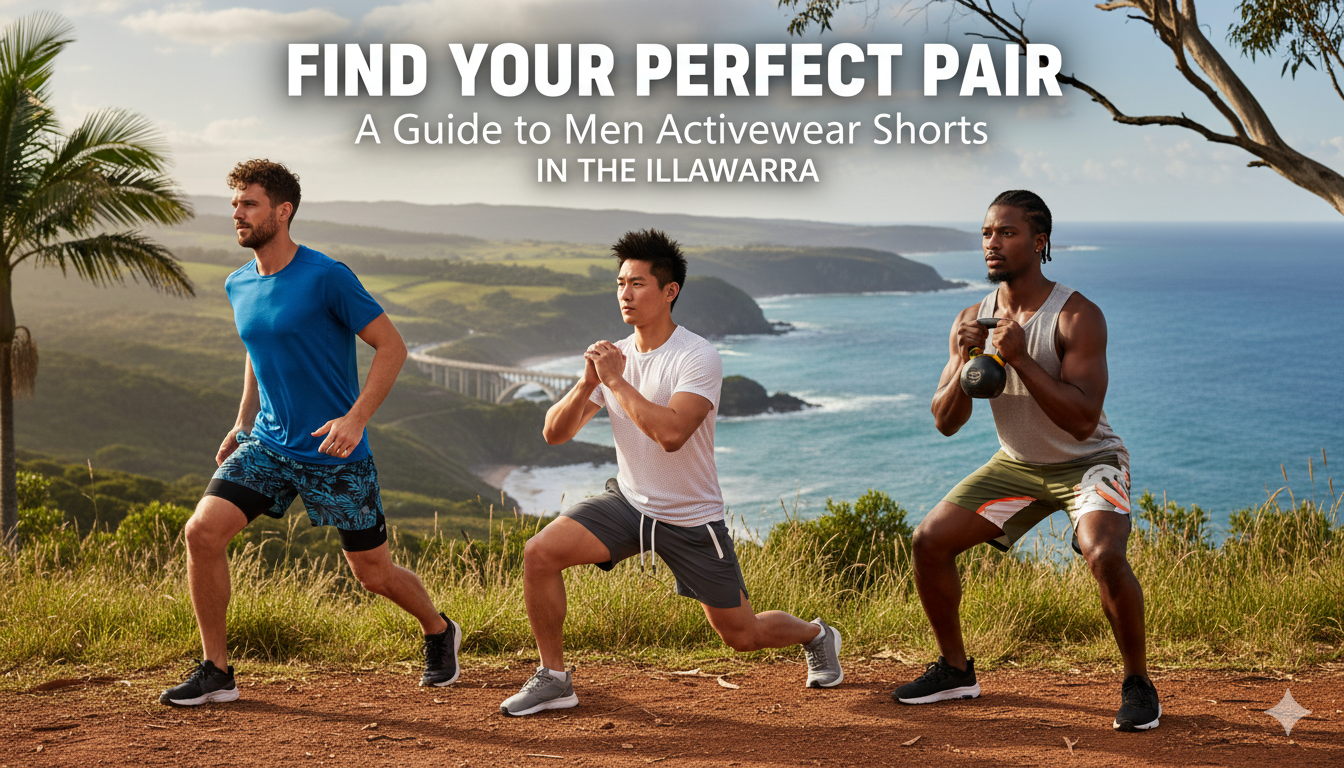 mens activewear shorts in illawarra