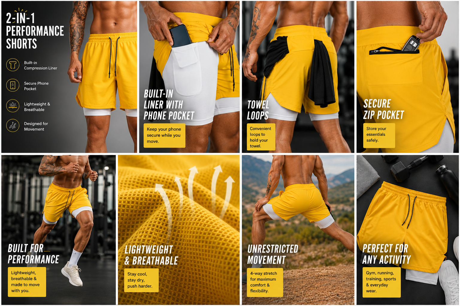 Best 2-in-1 Training Shorts with Secure Phone Pocket — Australia 2026