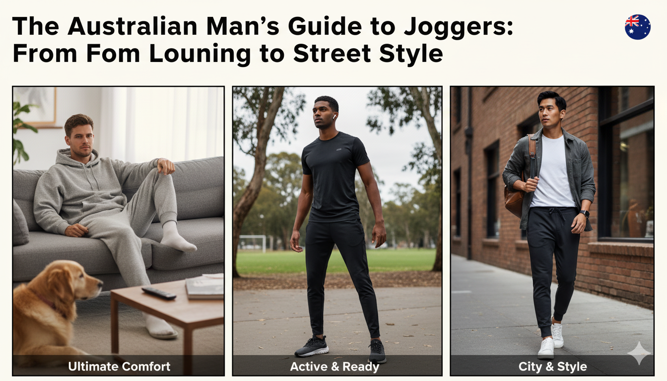 The Australian Man's Guide to Joggers: From Lounging to Street Style