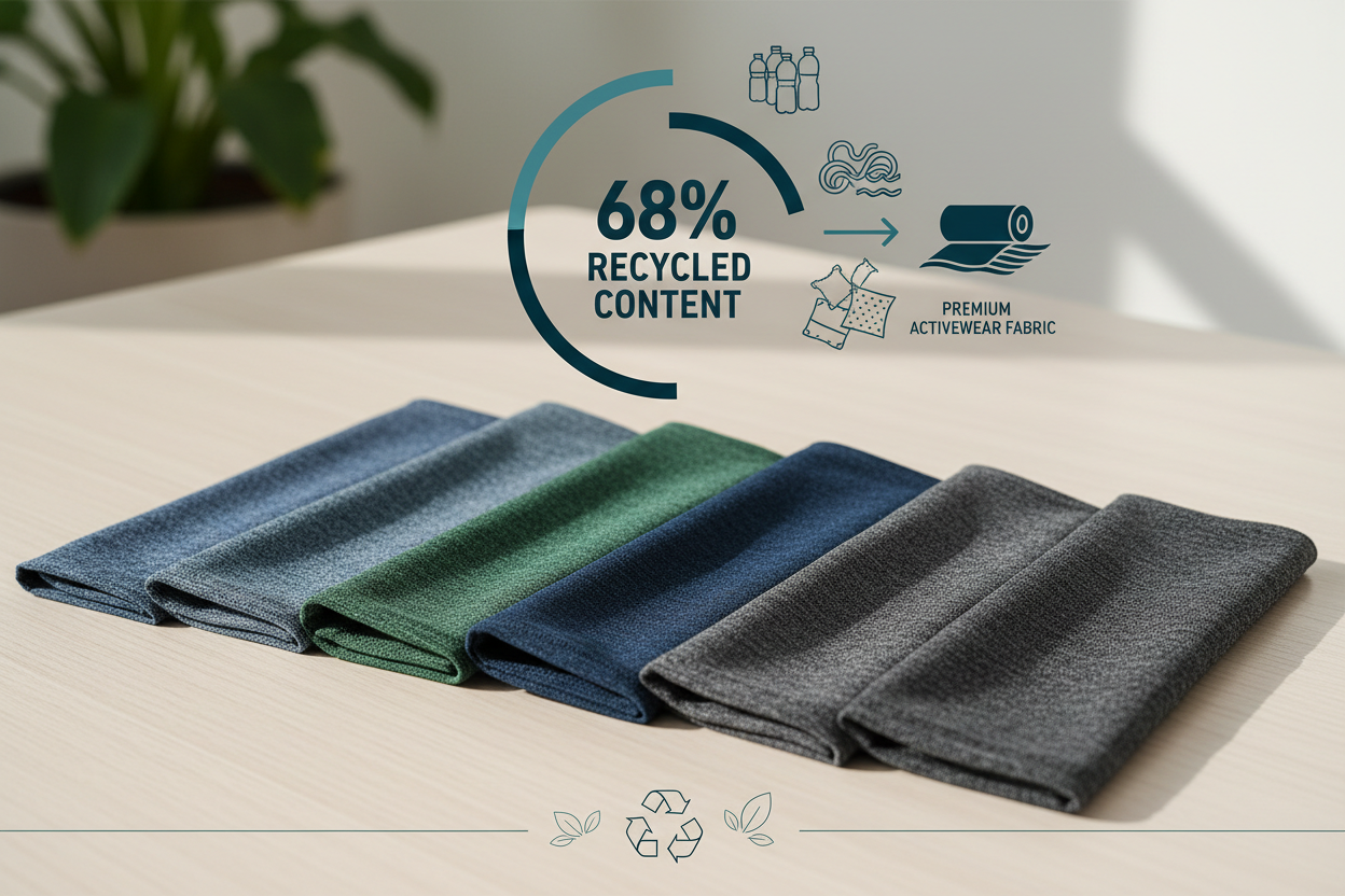 Activewear Fabric Sustainability: 68% Recycled Materials Guide