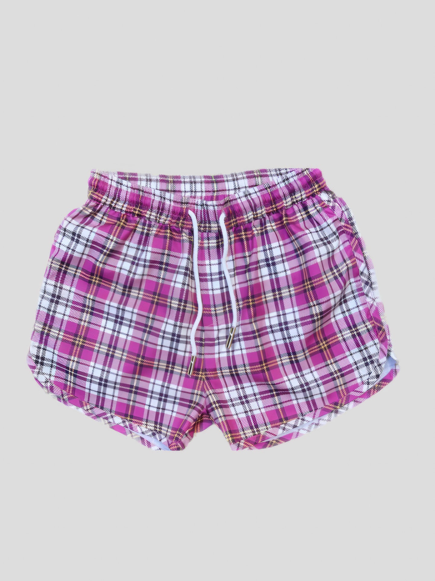 #Color_Fuchsia Vintage Checks