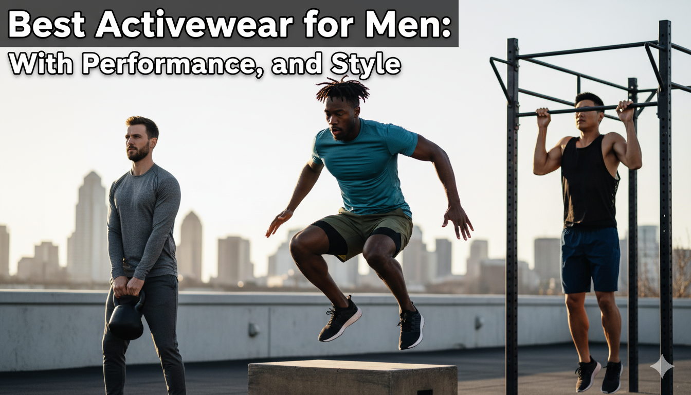 Best Activewear for Men:With Performance, and Style