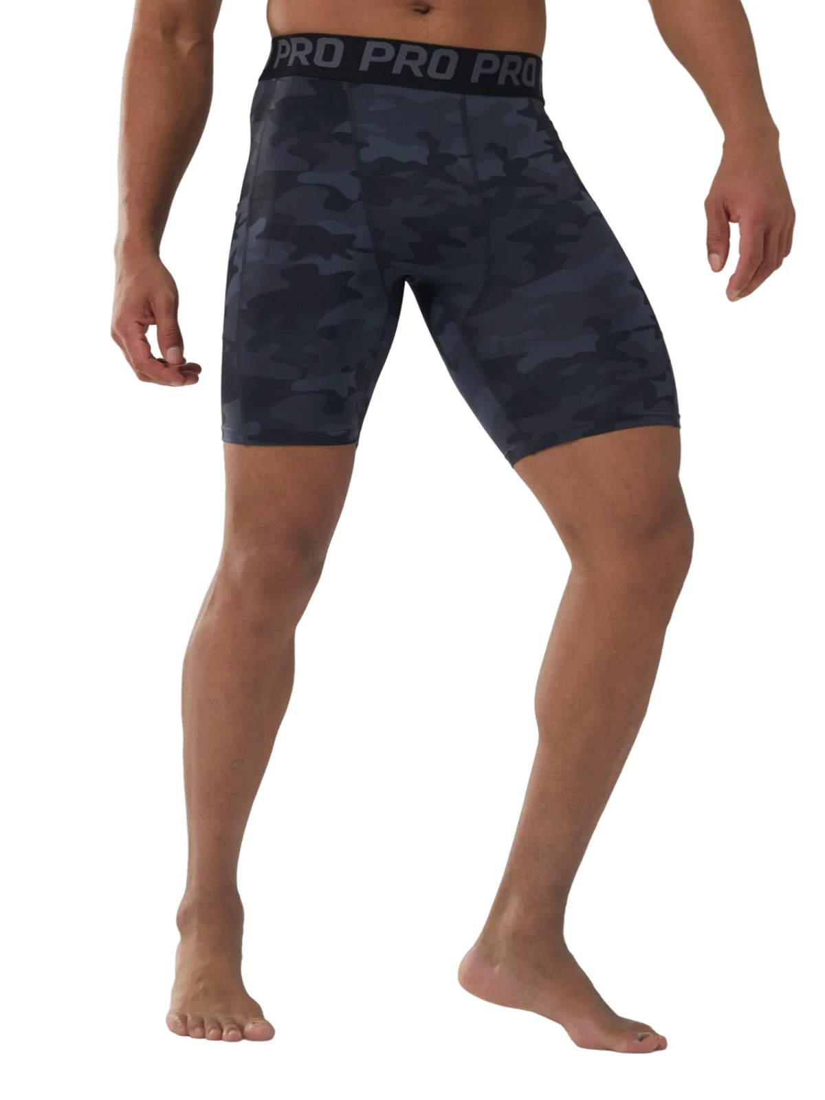MYOVV AirFlex men's training compression shorts — supportive base layer for gym and recovery