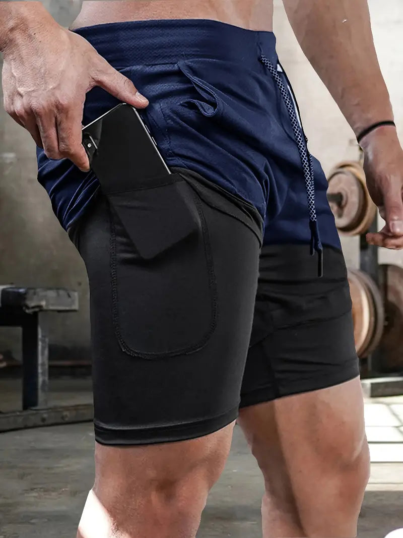 Men's Performance 2-in-1 Training Shorts - myovv.com