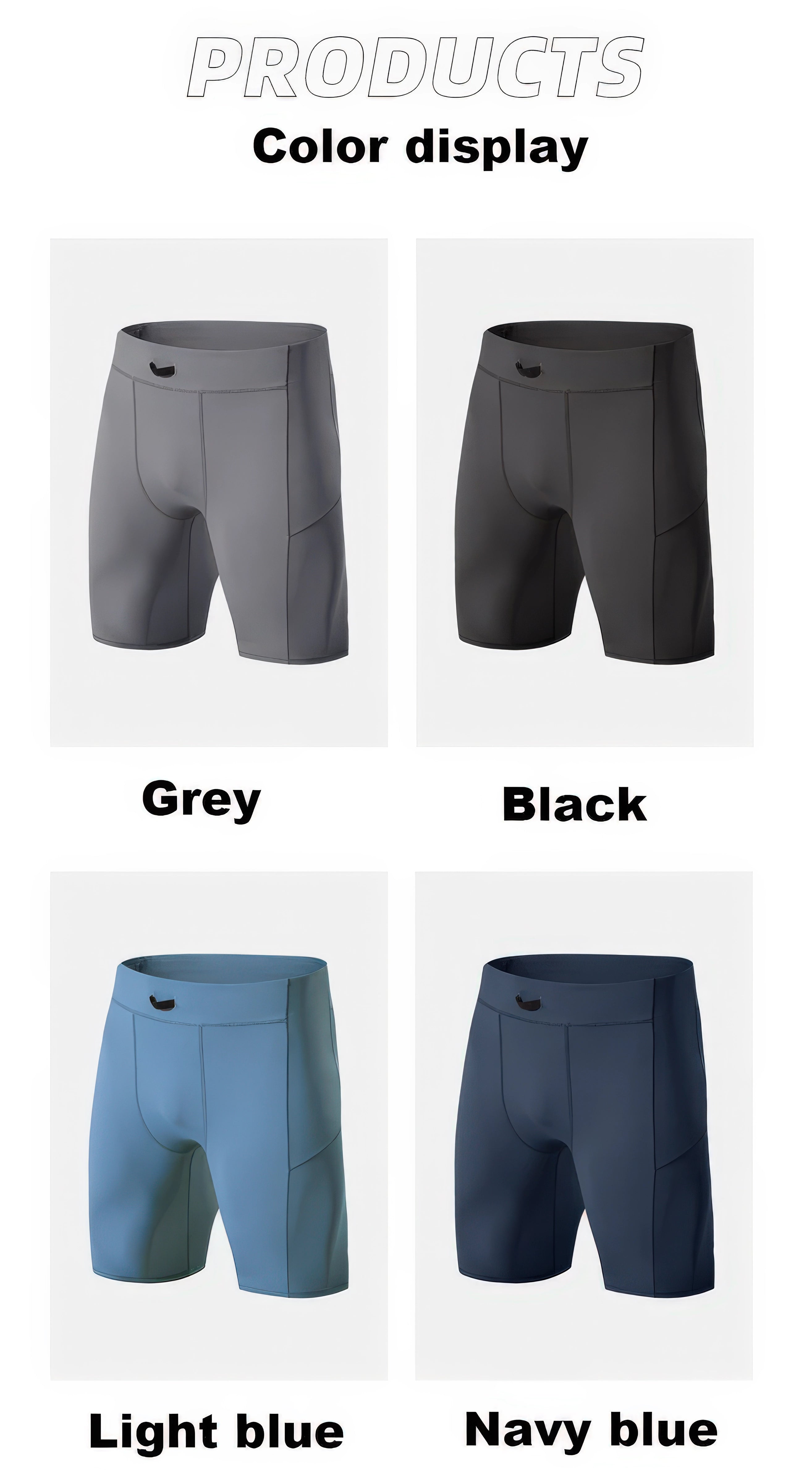SwiftMove Quick-Dry Compression Shorts - MYOVV