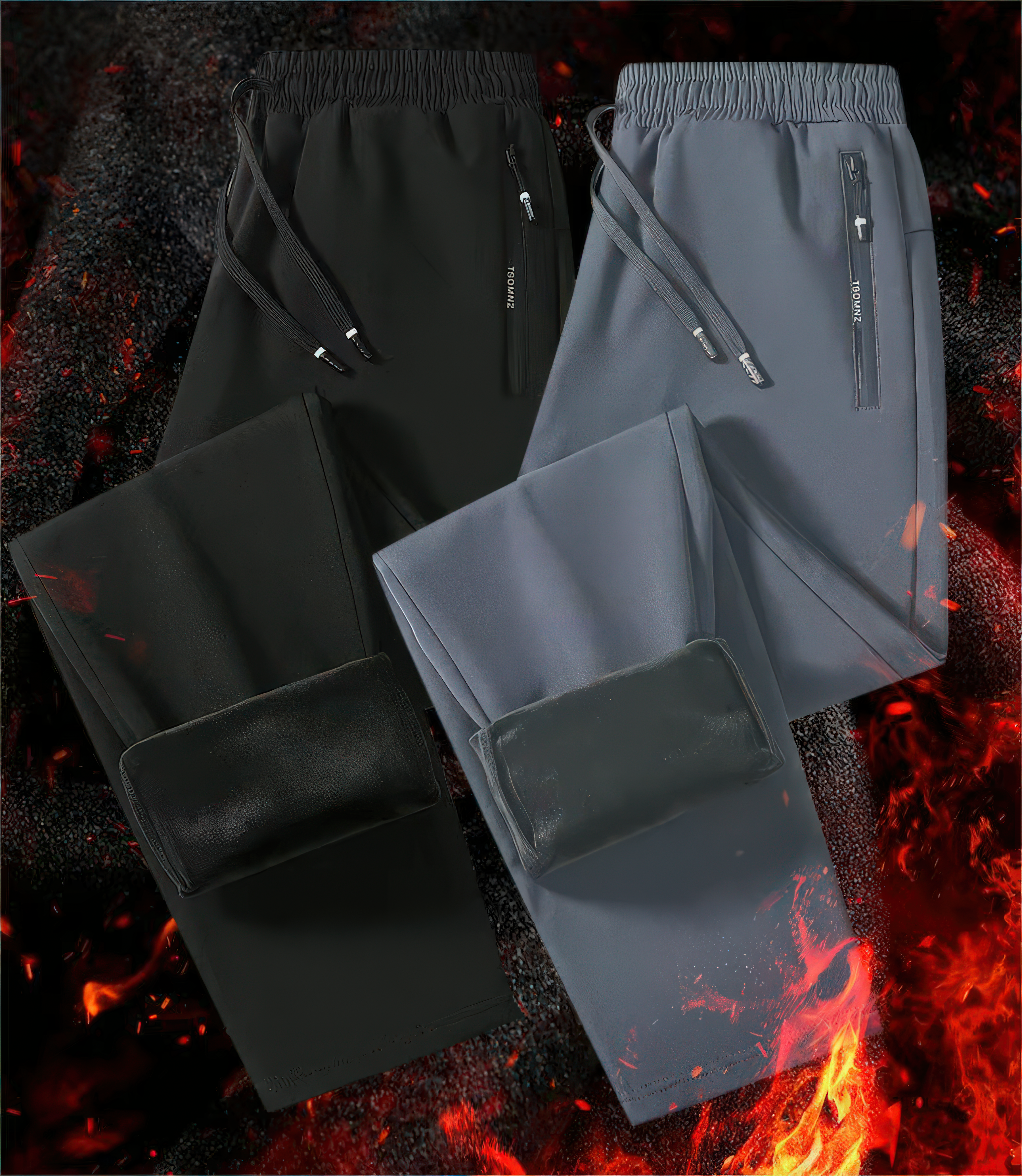 Men's Winter Waterproof Softshell Pants – Windproof and Warm Outdoor Trousers