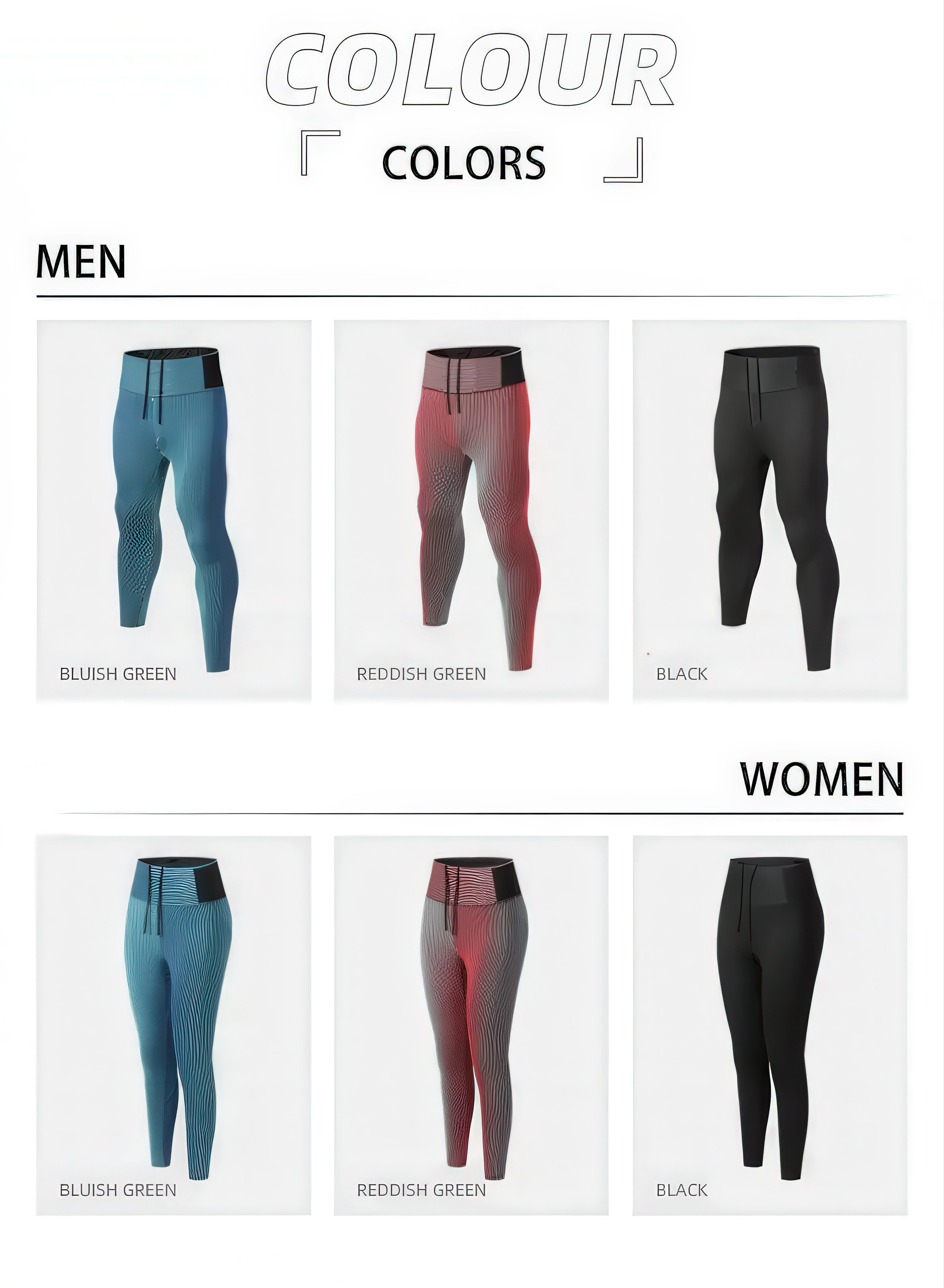 StrideLine Striped Compression Tights