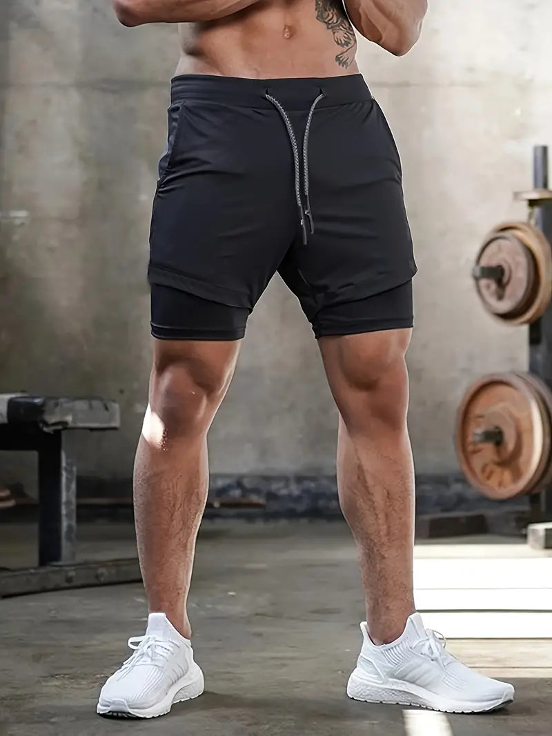 Men's Performance 2-in-1 Training Shorts - myovv.com