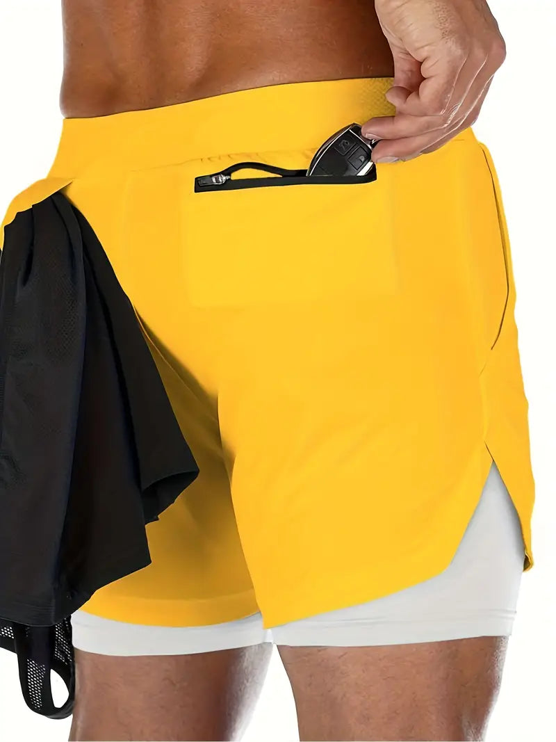 Men's Performance 2-in-1 Training Shorts - myovv.com