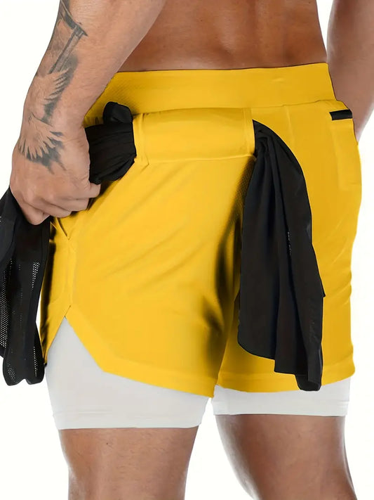 Men's Performance 2-in-1 Training Shorts - myovv.com