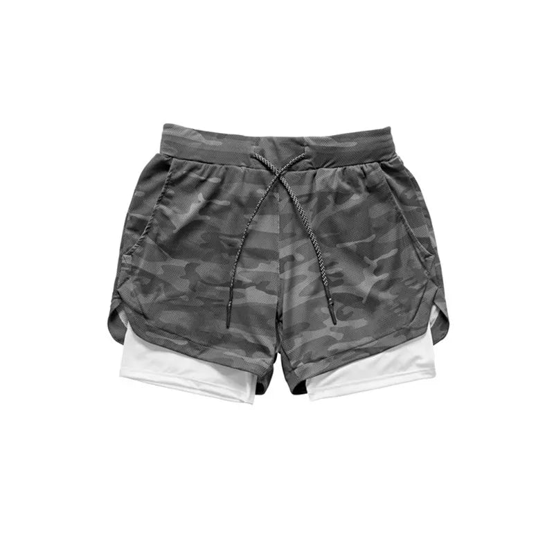 Mena__Tactical__Camo 2-in-1 Training Shorts__Gray