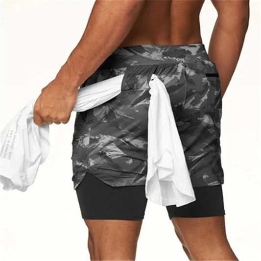 Mens__Tactical__Camo 2-in-1 Training Shorts__Newgraycamouflage