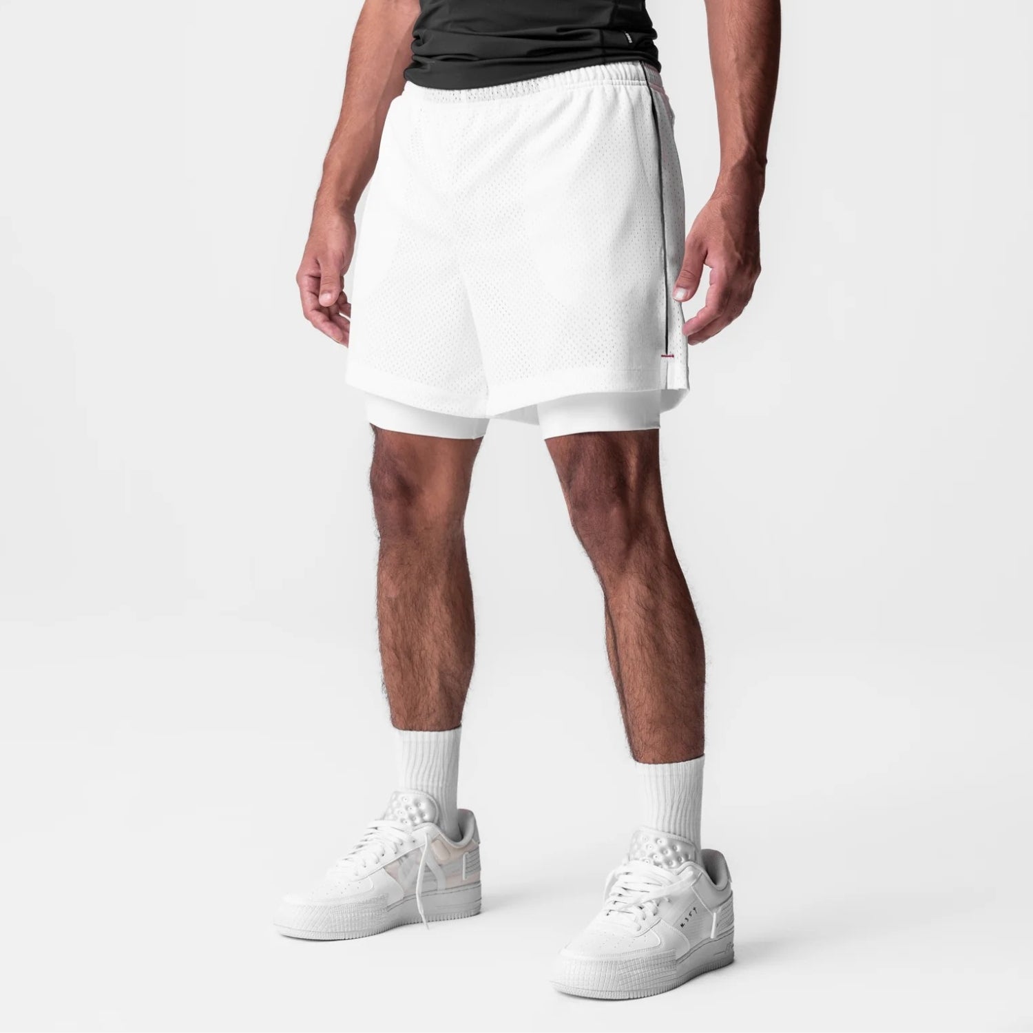 Men's 5-Inch Athletic Mesh Shorts with Built-In Liner - myovv.com