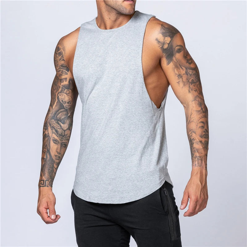 Men’s FlexCore Cotton Gym Tank - myovv.com