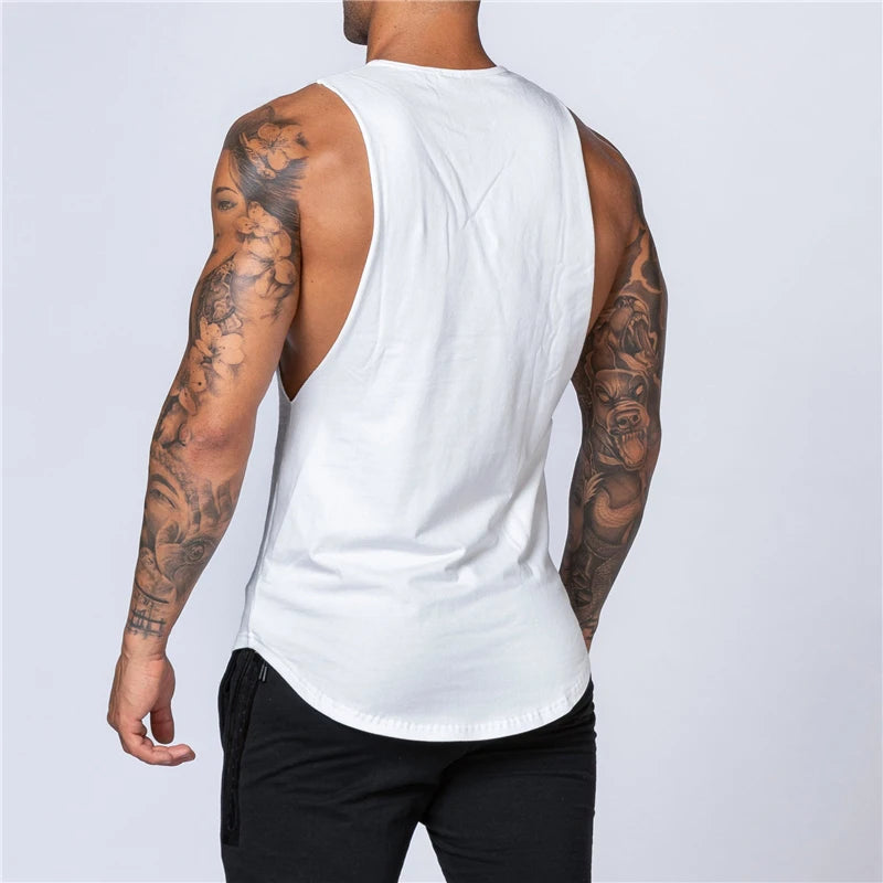 Men’s FlexCore Cotton Gym Tank - myovv.com