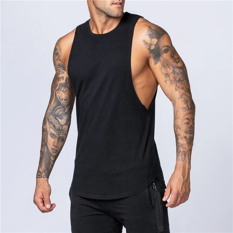 Men’s FlexCore Cotton Gym Tank - myovv.com