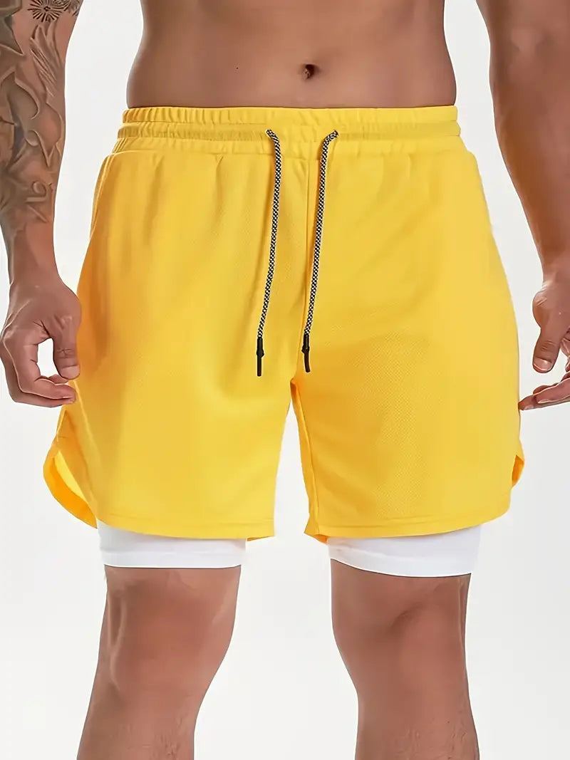 Men's Performance 2-in-1 Training Shorts - myovv.com