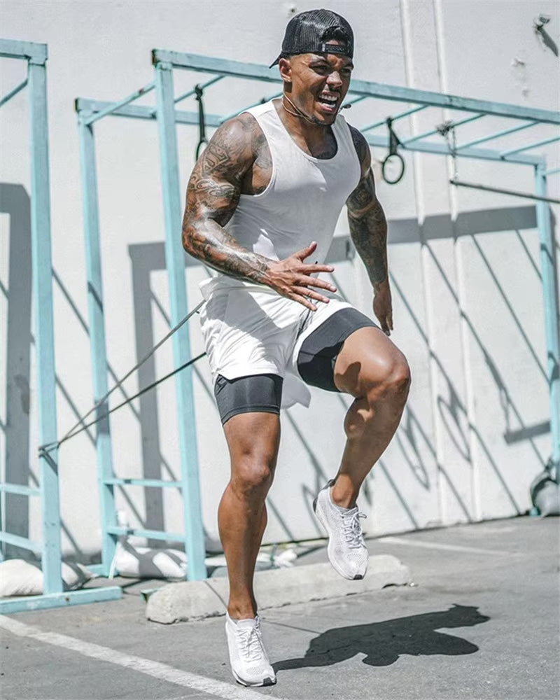 Men's Performance 2-in-1 Training Shorts - myovv.com